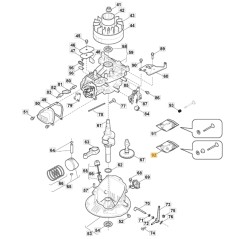 Valvola aspirazione ORIGINALE STIGA per motore RSCT 100 OHV 118550691/0 | NewgardenParts.com
