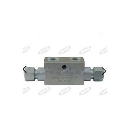 Valvola blocco 3/8" doppio effetto attacchi 12L AMA 04202 | NewgardenParts.com