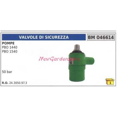 Safety valve UNIVERSAL Bertolini pump PBO 1440 1540 046614 | NewgardenParts.com