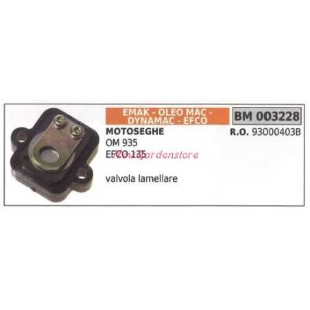 EMAK reed valve OM 995 chainsaw EFCO 135 003228 | NewgardenParts.com