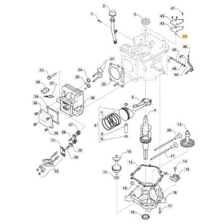 Lawn tractor valve mower models 1328H ORIGINAL STIGA 118551379/0 | NewgardenParts.com
