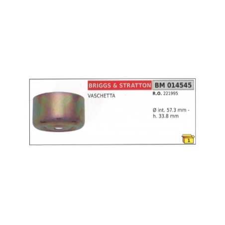 BRIGGS & STRATTON tray inner Ø 57.3 mm height 33.8 mm 221995 | NewgardenParts.com
