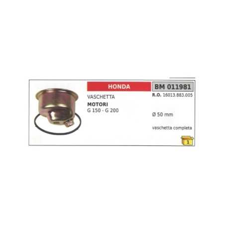 Complete engine sump HONDA motor hoe G150 - G200 Ø 50 mm 16013.883.005 | NewgardenParts.com
