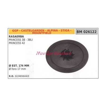 Klingenhalter Nabe Lüfterrad Rasentraktor Rasenmäher PRINCESS 38 GGP 026122 | NewgardenParts.com
