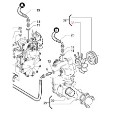 TURBOZ ORIGINAL GIANNI FERRARI 00.55.00.0011 Ventilateur Hydrogear transaxel | NewgardenParts.com