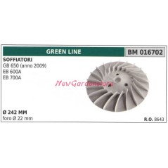 Ventilateur GB 650 600A 700A GREENLINE 016702 | NewgardenParts.com