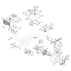 Ventola volano ORIGINALE STIGA per motore LC 170 FDS 118551169/0 | NewgardenParts.com