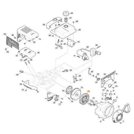 Ventola volano ORIGINALE STIGA per motore LC 170 FDS 118551169/0 | NewgardenParts.com