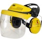 Amarillo visera de protección con orejeras para el trabajo 52471167
