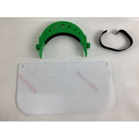 Visiera protettiva regolabile in policarbonato trasparente ama 08840C | NewgardenParts.com