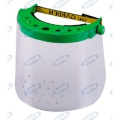 AMA transparent polycarbonate adjustable protective visor 08840C | NewgardenParts.com
