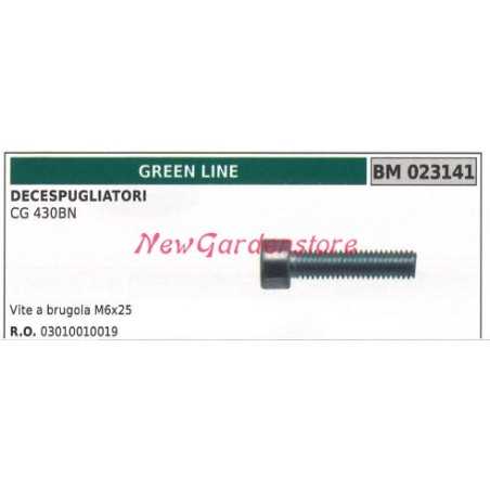 Allen screw M6x25 bevel gear pair GREENLINE brushcutter CG 430BN 023141 | NewgardenParts.com