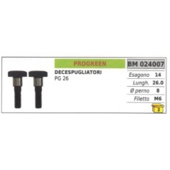 Vite frizione PROGREEN decespugliatore PG 26 esagono 14 mm lunghezza 26,0 mm | NewgardenParts.com