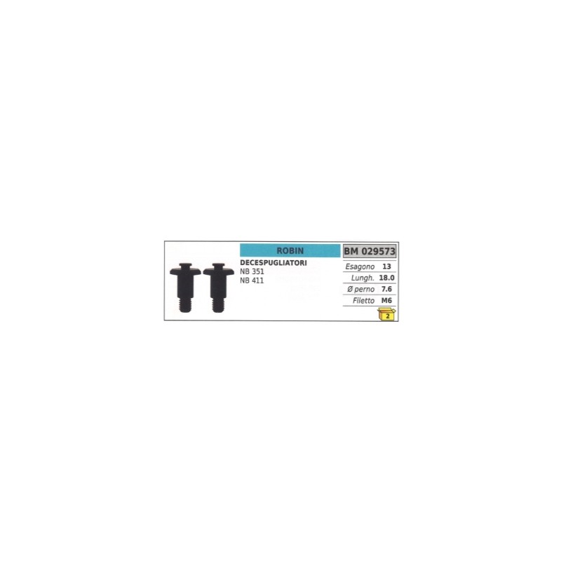 Vis d'embrayage ROBIN débroussailleuse NB 351 NB 411 hexagone 13mm longueur 18,0mm