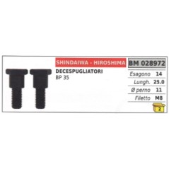 Vite frizione SHINDAIWA decespugliatore BP 35 esagono 14mm Ø perno 11mm | NewgardenParts.com