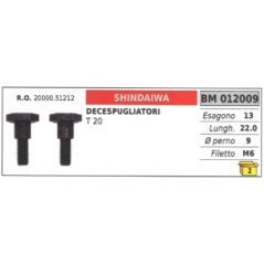 Vite frizione SHINDAIWA decespugliatore T20 20000.51212 esagono 13mm Øperno 9mm | NewgardenParts.com