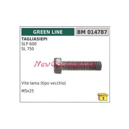 Tornillo hoja cortasetos GREENLINE SLP 600 SL 750 014787 | NewgardenParts.com