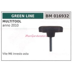 Acoplamiento de varilla con tornillo M6 GREENLINE multitool año 2010 016932