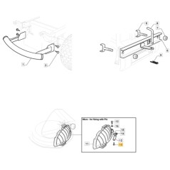 Vite M6X12 trattorino rasaerba modelli 1438M-SD ORIGINALE STIGA 112815206/0 | NewgardenParts.com