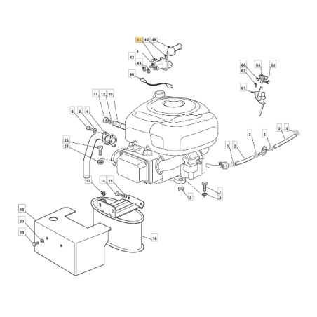 Engine screw for lawn tractor models ST400 ORIGINAL STIGA 112791213/1 | NewgardenParts.com
