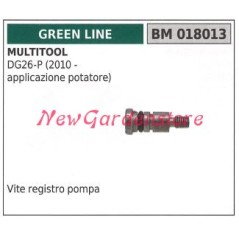 Vite registro pompa olio GREEN LINE motore multitool DG26-P 018013 | NewgardenParts.com