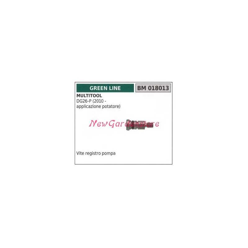 Einstellschraube Ölpumpe GREEN LINE Multitool Motor DG26-P 018013