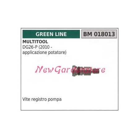 Tornillo de ajuste bomba de aceite motor multiherramienta GREEN LINE DG26-P 018013 | NewgardenParts.com