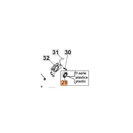 Tornillo sin fin E1500 E1700 1900 51010010AR OLEOMAC | NewgardenParts.com