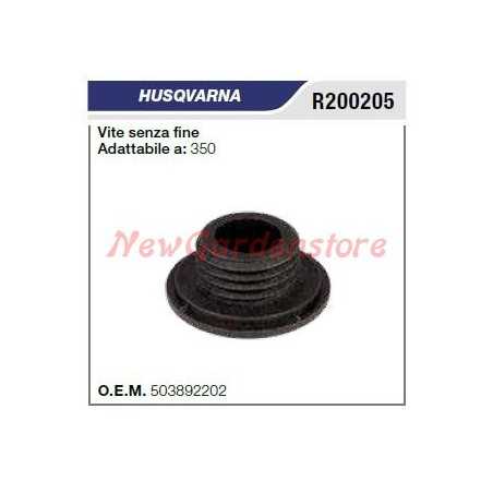 Endless screw oil pump HUSQVARNA chainsaw 350 R200205 | NewgardenParts.com