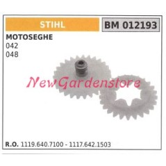 End screw oil pump STIHL chain saw engine 042 048 012193 | NewgardenParts.com
