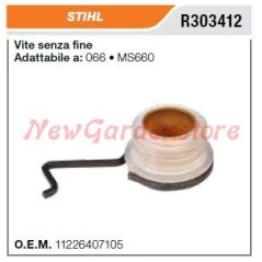 Bomba de aceite de tornillo sin fin STIHL motosierra 066 MS660 R303412 | NewgardenParts.com