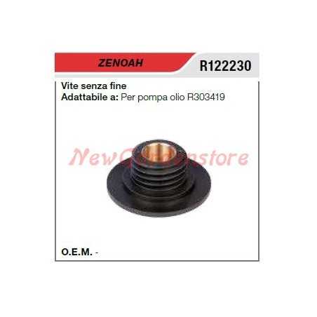 Vis sans fin ZENOAH pour pompe à huile R303419 R122230 | NewgardenParts.com