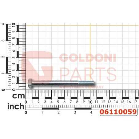 TORNILLO TE M 8X 95 ZN 57 ORIGINAL GOLDONI 06110059 | NewgardenParts.com