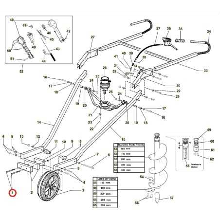 ORIGINAL ACTIVE vis de lestage tarière modèles t152 020853 | NewgardenParts.com