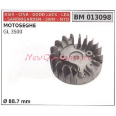 Magnetic flywheel CINA chainsaw GL 3500 Ø 88.7mm 013098 | NewgardenParts.com