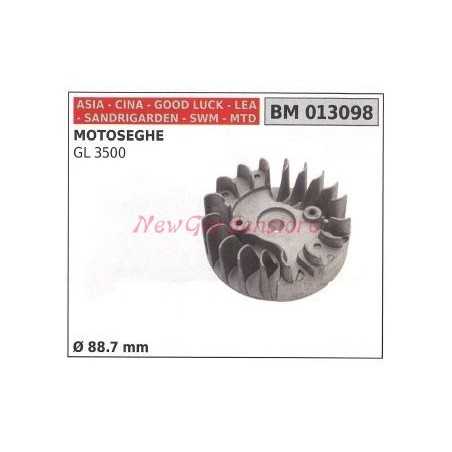 Magnetic flywheel CINA chainsaw GL 3500 Ø 88.7mm 013098 | NewgardenParts.com