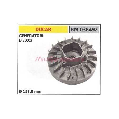 Volante magnético DUCAR generador D 2000i Ø 153,5mm 038492 | NewgardenParts.com