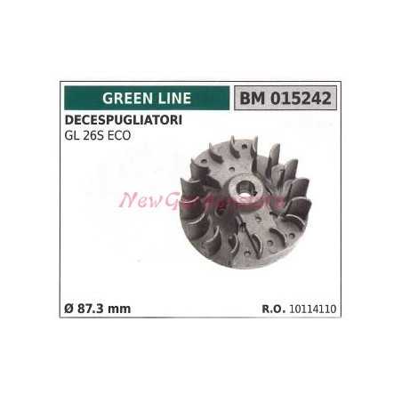 Magnetic flywheel GREEN LINE brushcutter GL 26S ECO Ø 87.3mm 015242 | NewgardenParts.com