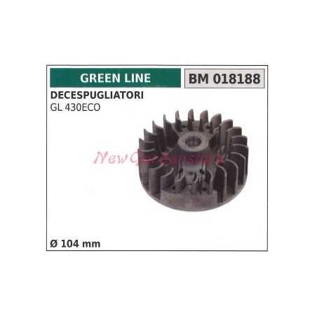 Magnetic flywheel GREEN LINE brushcutter GL430 ECO Ø 104mm 018188 | NewgardenParts.com