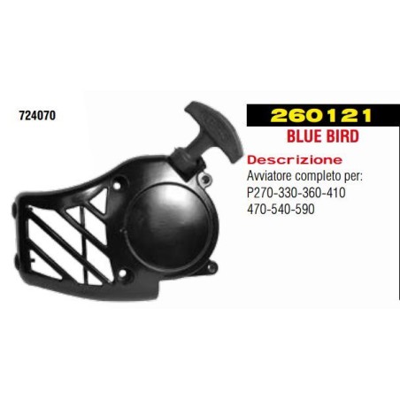 Avviatore messa in moto motosega P 270 330 360 410 470 540 590 BLUE BIRD 724070 | NewgardenParts.com