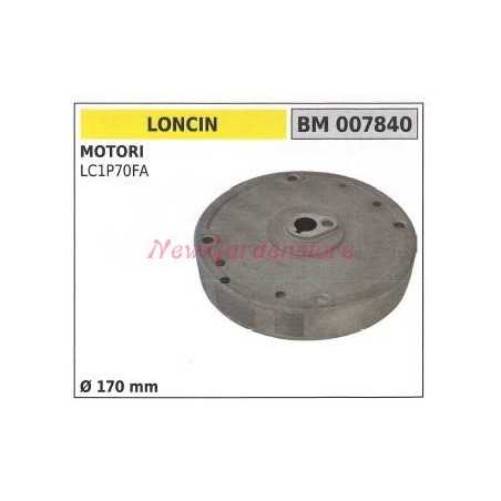 Magnetic flywheel LONCIN motor LC1P70FA d. 170mm 007840 | NewgardenParts.com