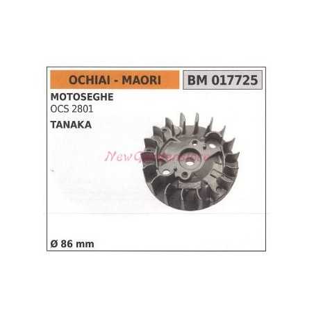 Magnetic flywheel MAORI chainsaw motor OCS 2801 tanaka Ø 86mm 017725 | NewgardenParts.com