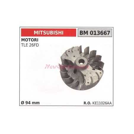Magnetic flywheel MITSUBISHI engine TLE 26FD Ø 94mm 011570 | NewgardenParts.com
