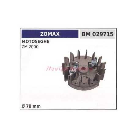 Magnetic flywheel ZOMAX chainsaw motor ZM 2000 Ø 78mm 029715 | NewgardenParts.com