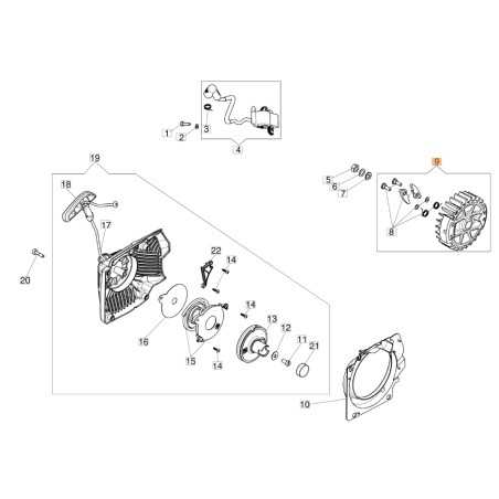 Original OLEOMAC flywheel for GS 650 - GS 651 50250015R | NewgardenParts.com