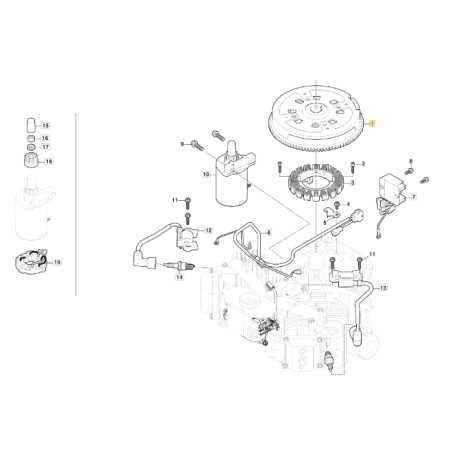 ORIGINAL STIGA engine flywheel TRE 635V lawn tractor 118551593/0 | NewgardenParts.com