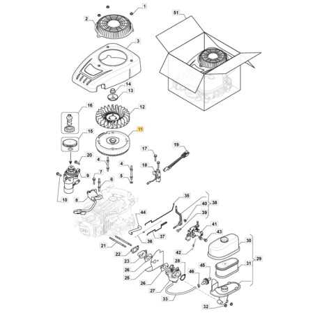 ORIGINAL STIGA flywheel for TRE 224 lawn tractor engine 118551137/0 | NewgardenParts.com