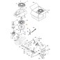 Volant d'inertie ORIGINAL STIGA pour moteur de tracteur de pelouse TRE 224 118551137/0