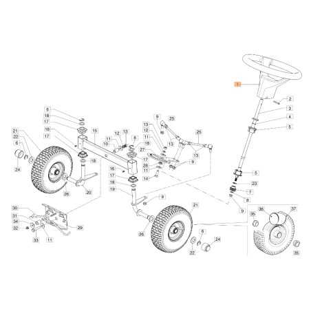 Rasentraktor Lenkrad MISTRAL72/12.5 ORIGINAL EMAK Modelle 68130629R | NewgardenParts.com