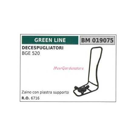 Soporte de la placa trasera GREENLINE desbrozadora BGE 520 019075 | NewgardenParts.com